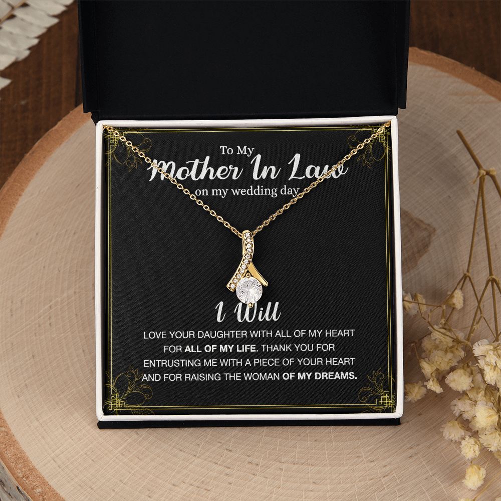 Mother Of The Bride Gift From Groom, Mother In Law Gift on Wedding Day from Groom, Gifts for Mother of the Bride, Future Mother-In-Law Alluring Beauty Necklace