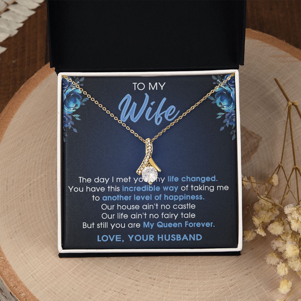 To My Wife Gift Jewelry Gift For Wife Birthday Gift For Wife Necklace For Wife Alluring Beauty Necklace