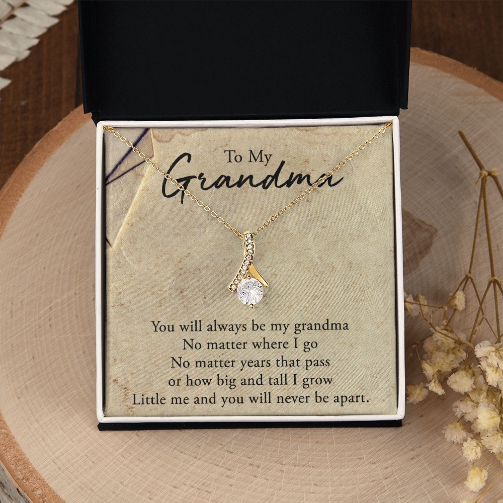 To My Grandma Necklace, Gift for Grandmother Necklace, Mothers Day Gift For Grandma Nana, Grandma Jewelry From Grandchildren GrandKids , Jewelry Box Gift For Grandma Grandmother5 Alluring Beauty Necklace