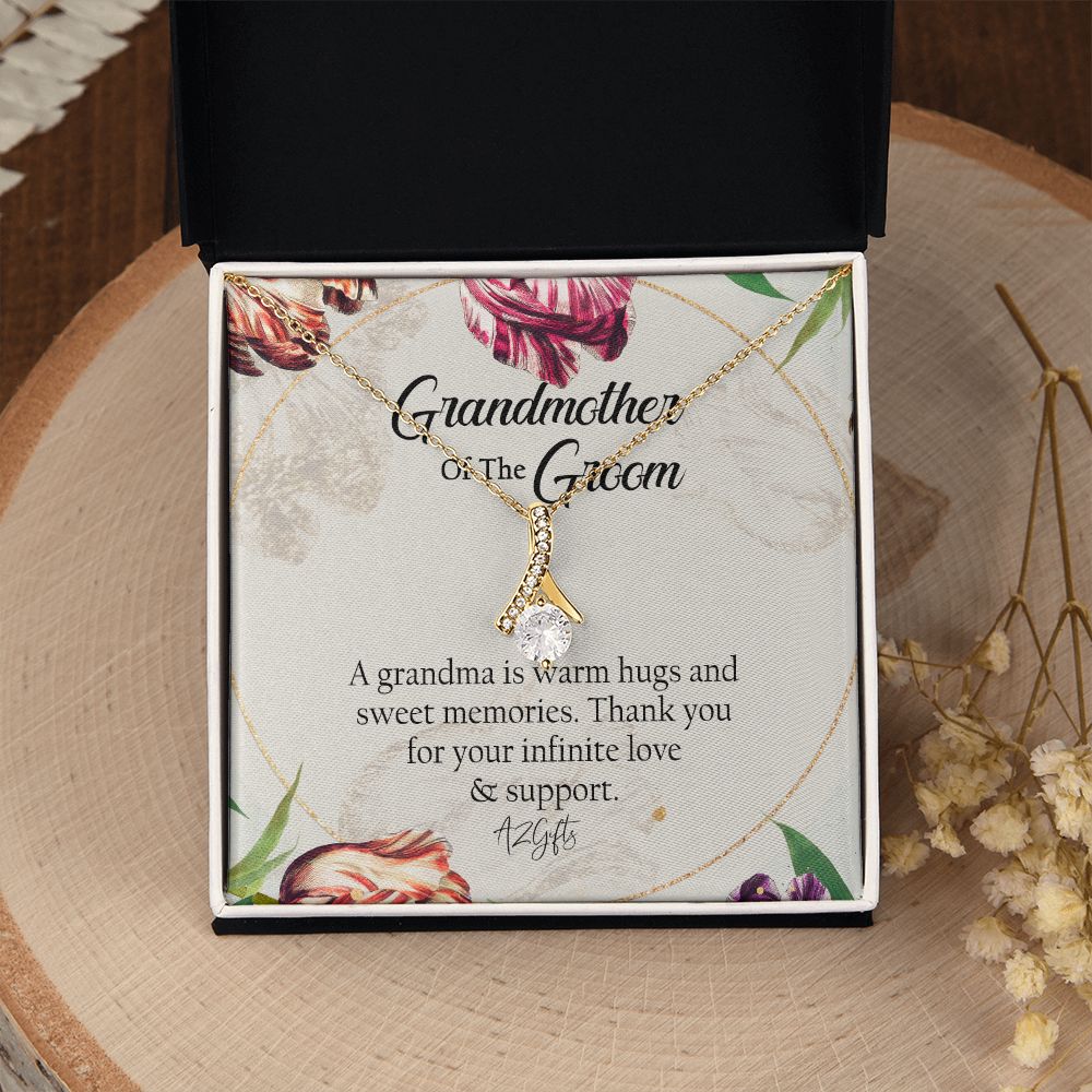 To My Grandmother Necklace, Gift for Grandmother Necklace, Mothers Day Gift For Grandma Nana, Grandma Jewelry From Grandchildren GrandKids , Jewelry Box Gift For Grandma Grandmother1 Alluring Beauty Necklace