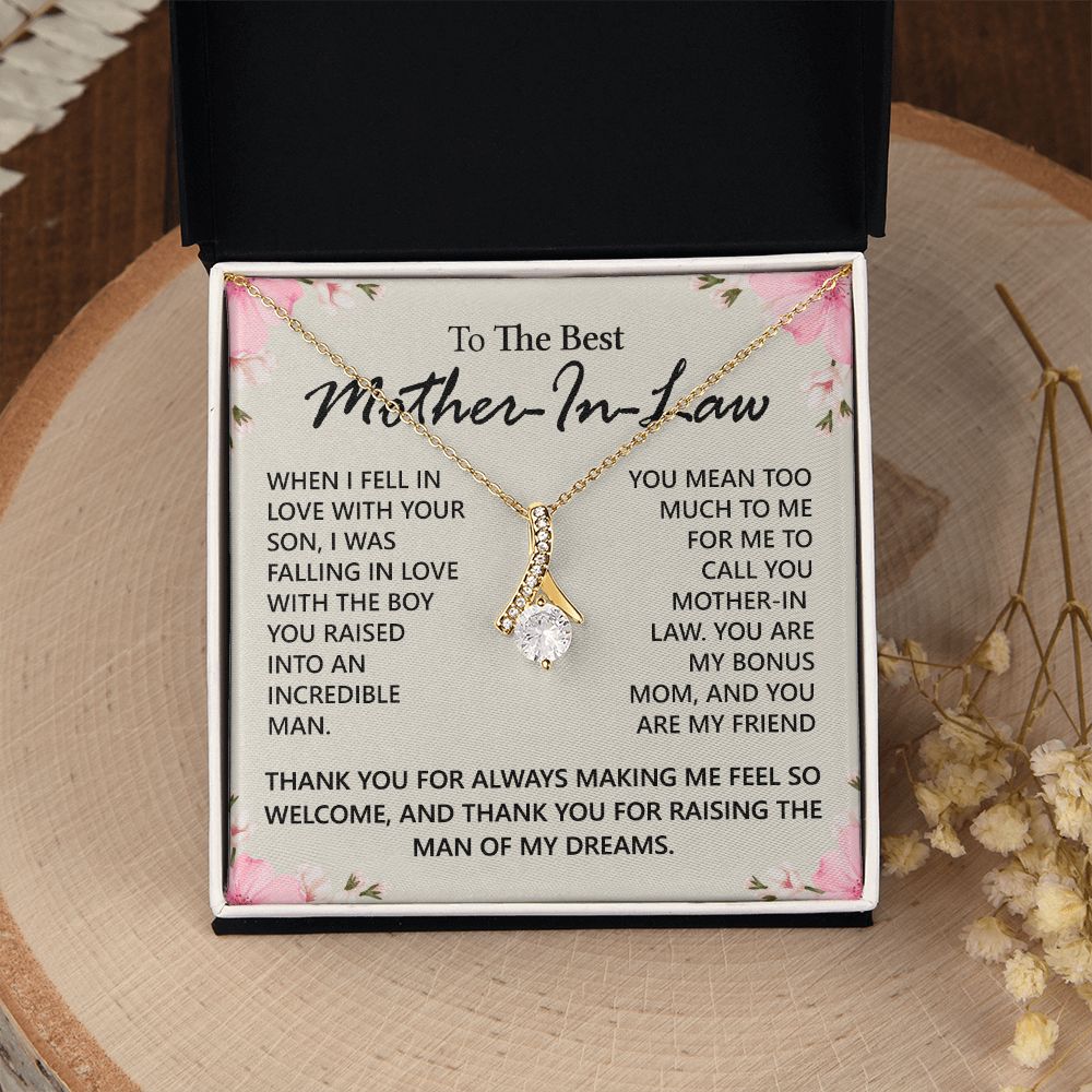 Mother in Law Necklace, Jewelry for Women, Future Mother in Law Gifts from Daughter in Law, Mother of Bride Gifts For Mother in Law, Birthday Gifts For Mother In Law From Daughter In Law12 Alluring Beauty Necklace