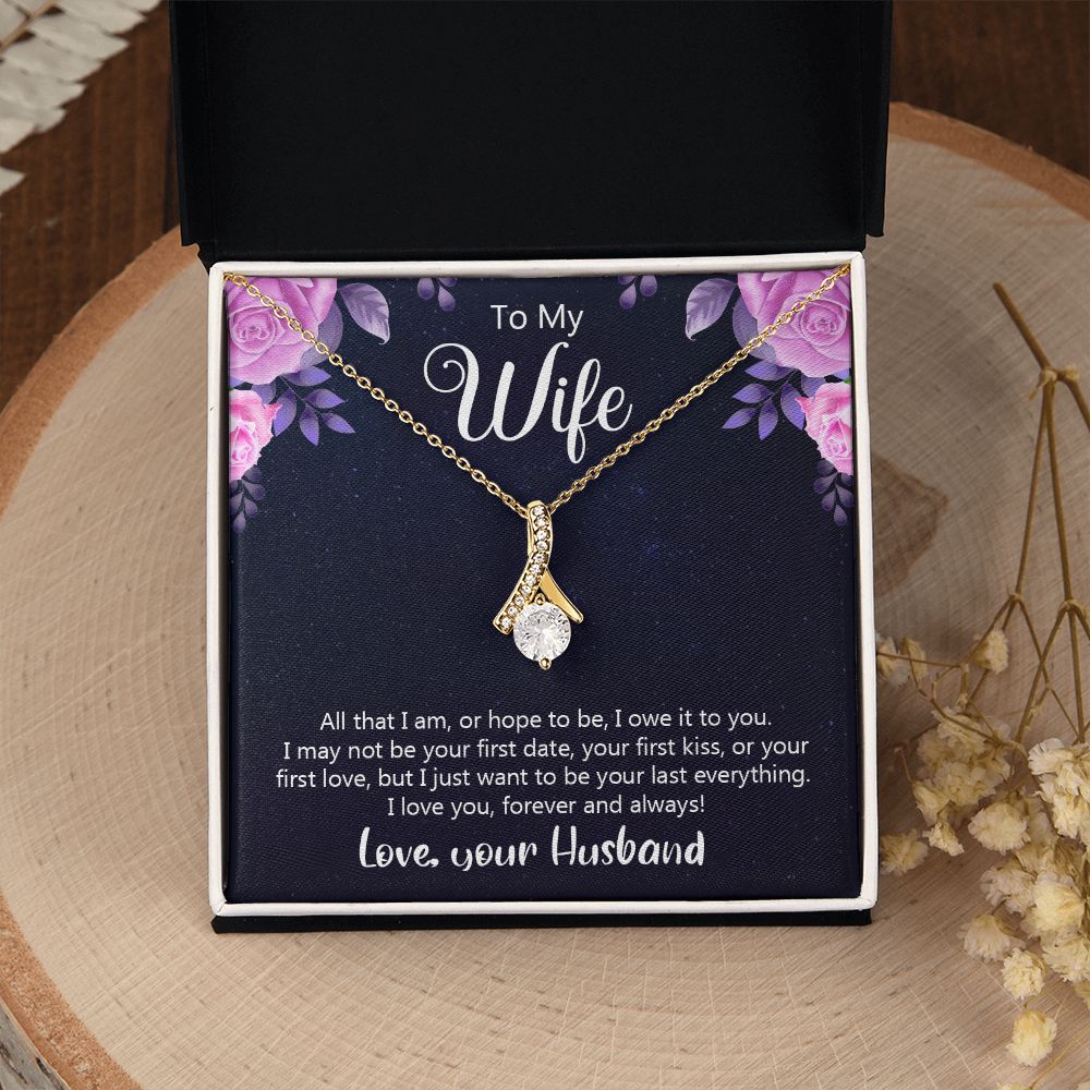 Birthday Gifts For Wife, Necklace Gifts For Wife From Husband, To My Wife Jewelry For Women , To My Wife Necklace  from Husband Wedding Anniversary Present For Wife, Beautiful Wife Jewelry Christmas31 Alluring Beauty Necklace