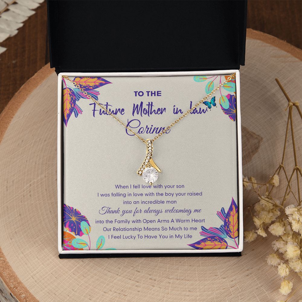 Mother in Law Necklace, Jewelry for Women, Future Mother in Law Gifts from Daughter in Law, Mother of Bride Gifts For Mother in Law, Birthday Gifts For Mother In Law From Daughter In Law16 Alluring Beauty Necklace