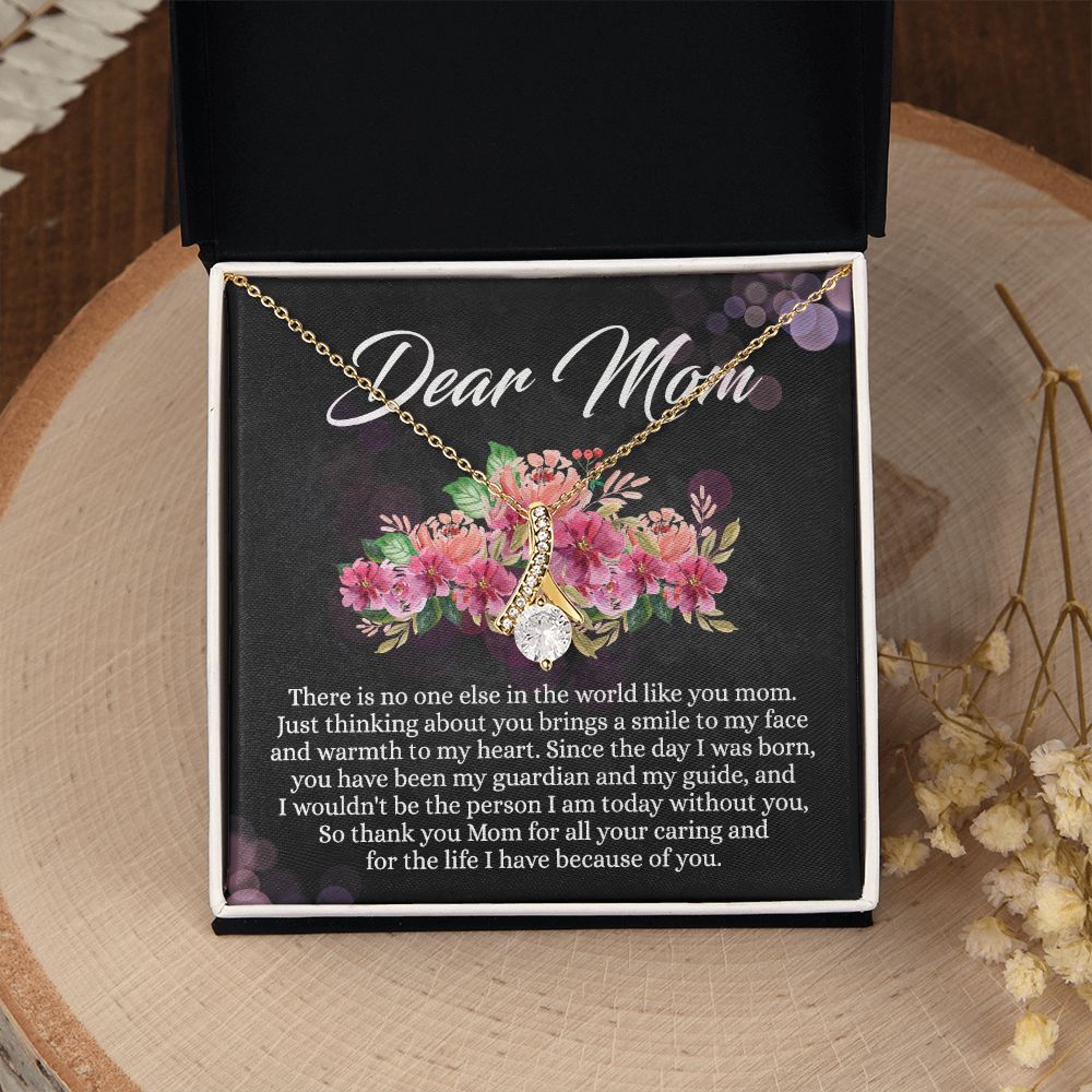 To My Mom Necklace, Mothers Day Gift From Daughter, Mom Gifts Idea, Mothers Day Necklace From Daughter, Mothers Day Gift From Son, Gift For Mom From Son, Mothers Day Jewelry Box Alluring Beauty Necklace