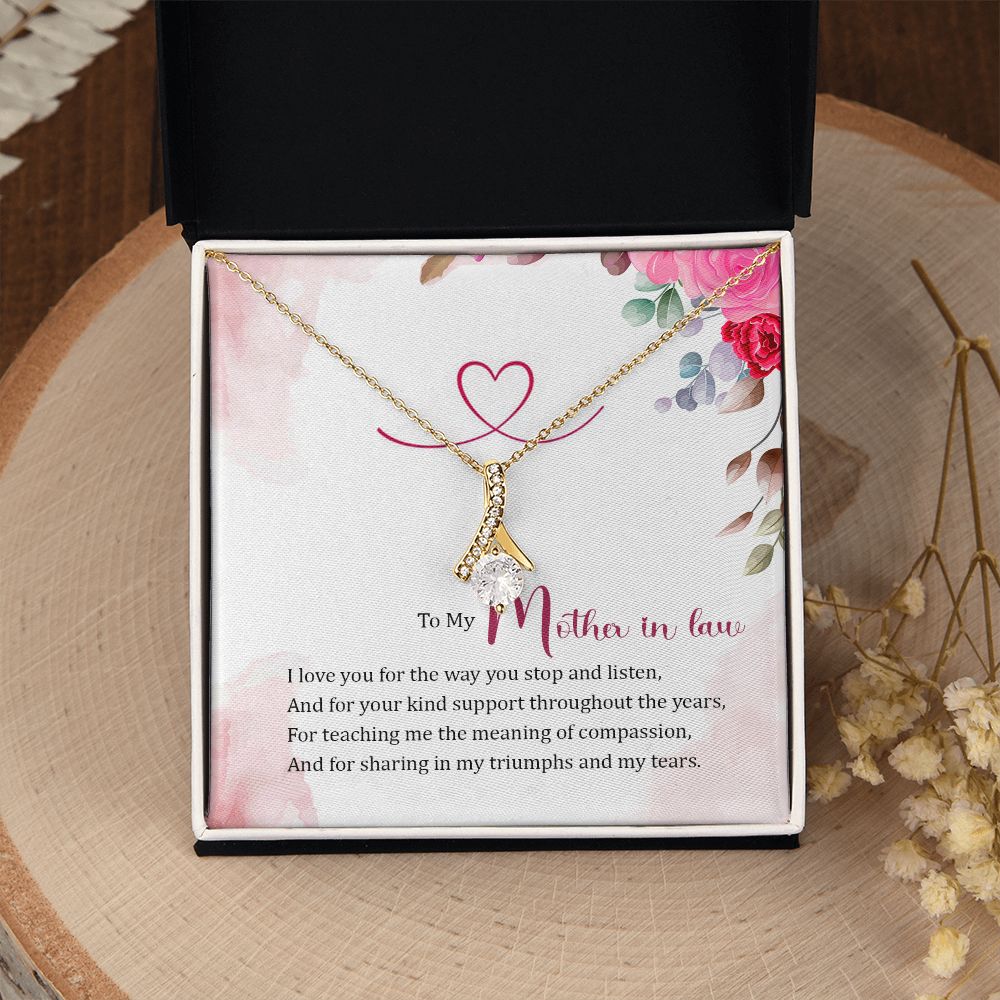 Mother in Law Necklace, Jewelry for Women, Future Mother in Law Gifts from Daughter in Law, Mother of Bride Gifts For Mother in Law, Birthday Gifts For Mother In Law From Daughter In Law17 Alluring Beauty Necklace