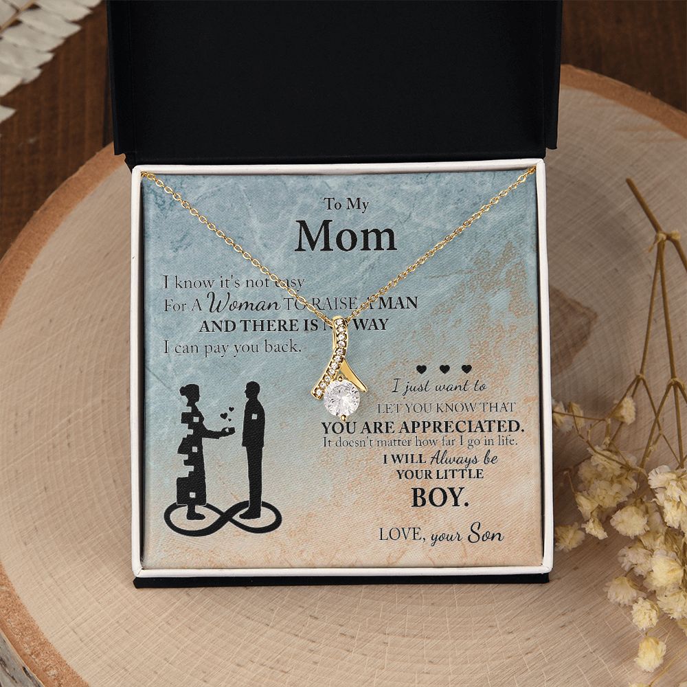 Mom Gift From Son To Mother Necklace Thoughtful Birthday Gift Sentimental Alluring Beauty Necklace
