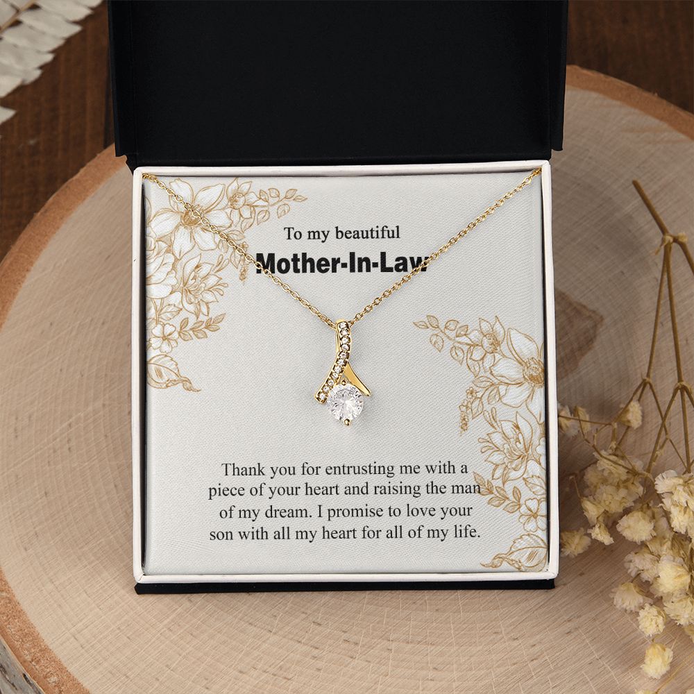 Mother in Law Necklace, Jewelry for Women, Future Mother in Law Gifts from Daughter in Law, Mother of Bride Gifts For Mother in Law, Birthday Gifts For Mother In Law From Daughter In Law14 Alluring Beauty Necklace