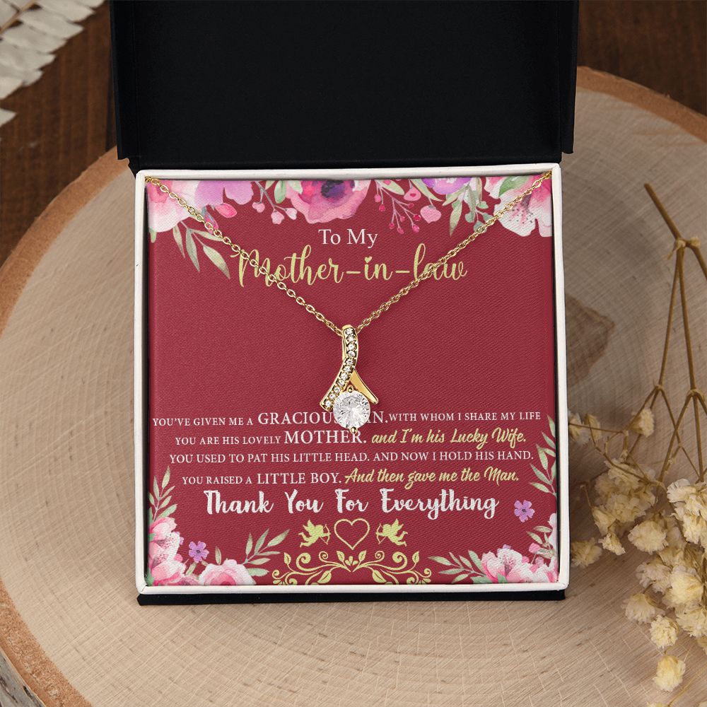 Mother in Law Necklace, Jewelry for Women, Future Mother in Law Gifts from Daughter in Law, Mother of Bride Gifts For Mother in Law, Birthday Gifts For Mother In Law From Daughter In Law7 Alluring Beauty Necklace