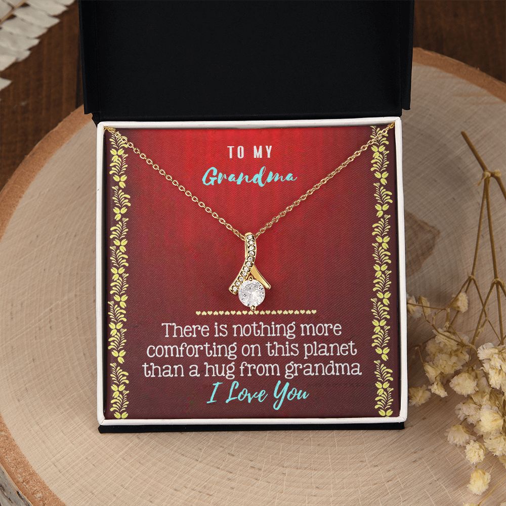 To My Grandma Necklace, Gift for Grandmother Necklace, Mothers Day Gift For Grandma Nana, Grandma Jewelry From Grandchildren GrandKids , Jewelry Box Gift For Grandma Grandmother20 Alluring Beauty Necklace