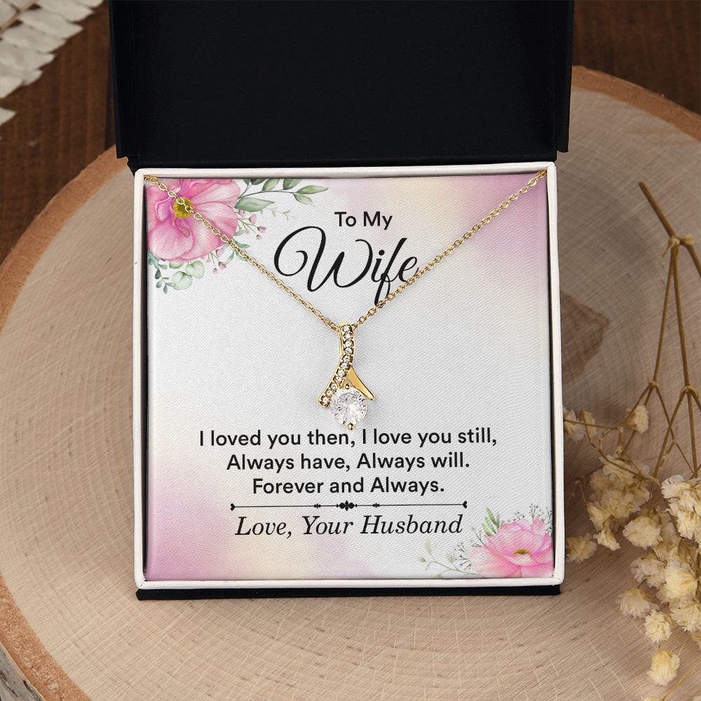 Birthday Gifts For Wife, Necklace Gifts For Wife From Husband, To My Wife Jewelry For Women , To My Wife Necklace  from Husband Wedding Anniversary Present For Wife, Beautiful Wife Jewelry Christmas27 Alluring Beauty Necklace