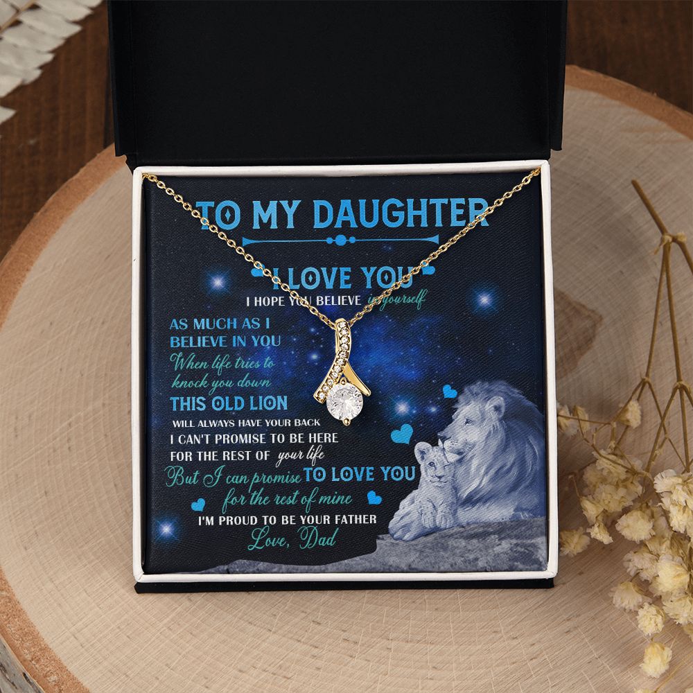 Dad To Daughter Necklace Jewelry Gift for Daughter from Dad Father Daughter Gift 175009114907 Alluring Beauty Necklace