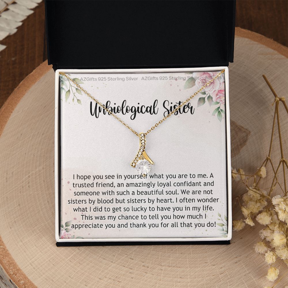 Gifts For Unbiological Sister, Unbiological Sister Gift, Unbiological Sister Gift Birthday, Gift For Best Friends Birthday, Best Friend Gift Alluring Beauty Necklace