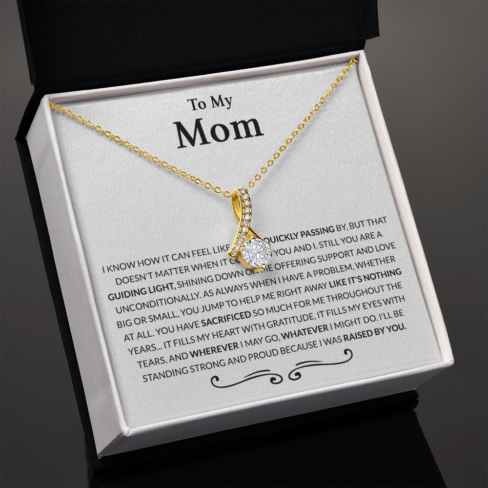 Gift for Mom from Daughter Moms Birthday Meaningful Gift for Mom Wedding Gifts Alluring Beauty Necklace