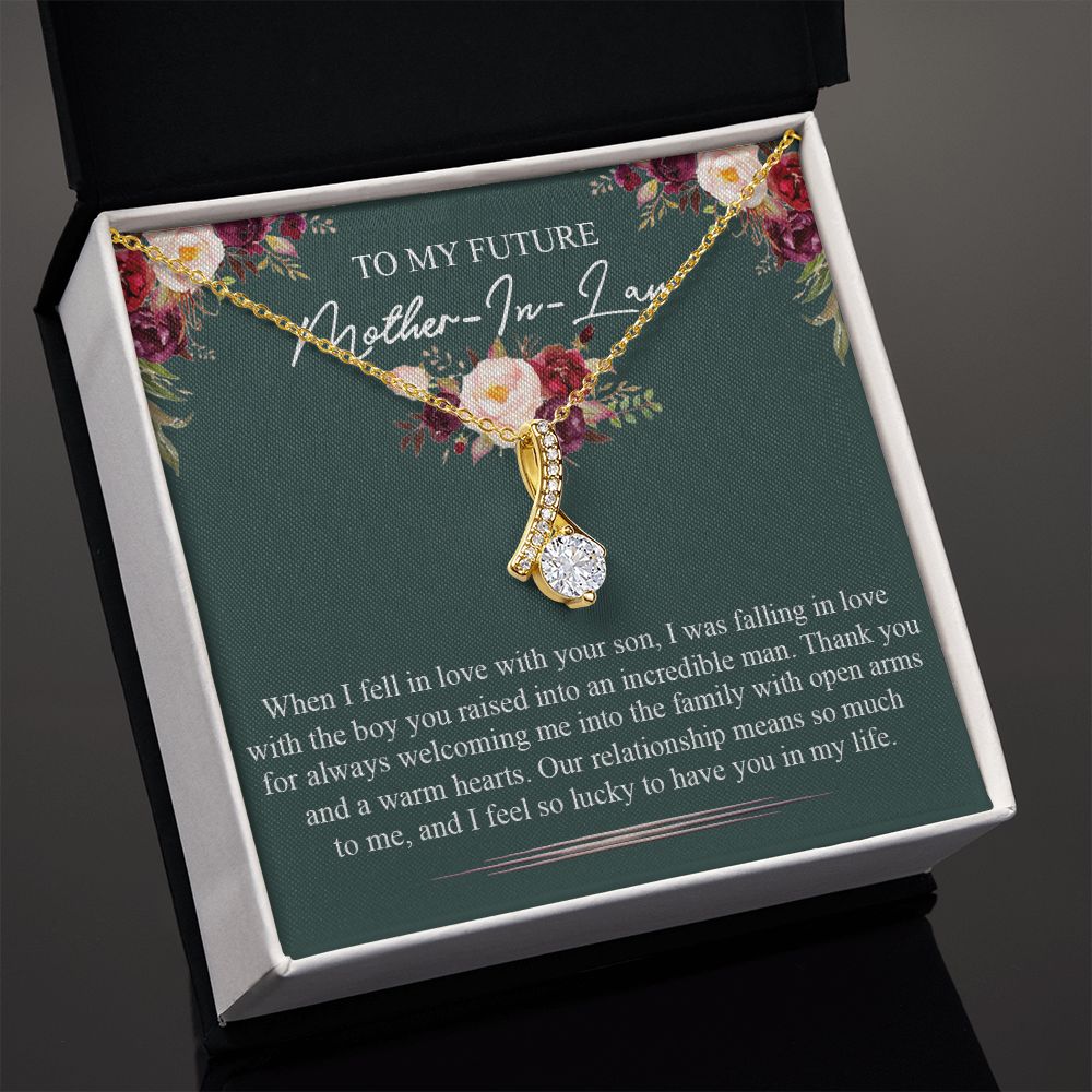 Mother in Law Necklace, Jewelry for Women, Future Mother in Law Gifts from Daughter in Law, Mother of Bride Gifts For Mother in Law, Birthday Gifts For Mother In Law From Daughter In Law5 Alluring Beauty Necklace