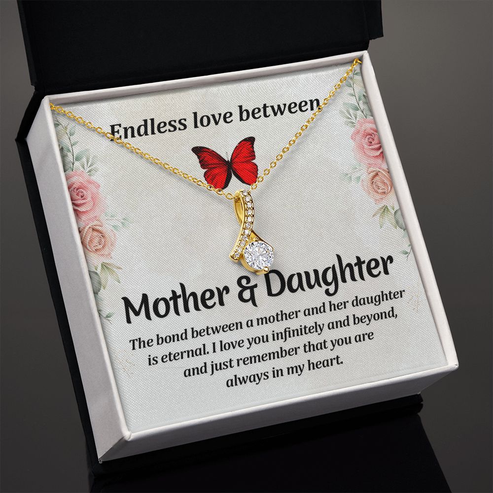To My Mom Necklace, Gift For Mom, Mother's Day Gift from Daughter, Mom Jewelry Gift for Mothers Day, Birthday Gift for Mother, Moms Gift from Daughter Son, Necklace for Mom Mother 11 Alluring Beauty Necklace
