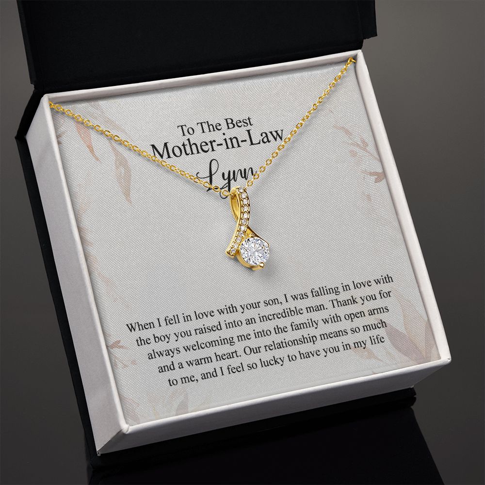 Mother in Law Necklace, Jewelry for Women, Future Mother in Law Gifts from Daughter in Law, Mother of Bride Gifts For Mother in Law, Birthday Gifts For Mother In Law From Daughter In Law4 Alluring Beauty Necklace