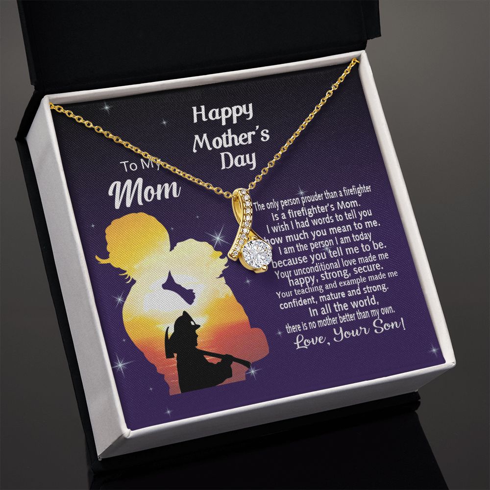 Mom Necklace Gifts for Mom from Daughter to Mom Gifts for Mothers Day from Daughter, To My Mom Necklace from Daughter to Mom Birthday Gifts Necklace with Message Card and Gift Box14 Alluring Beauty Necklace