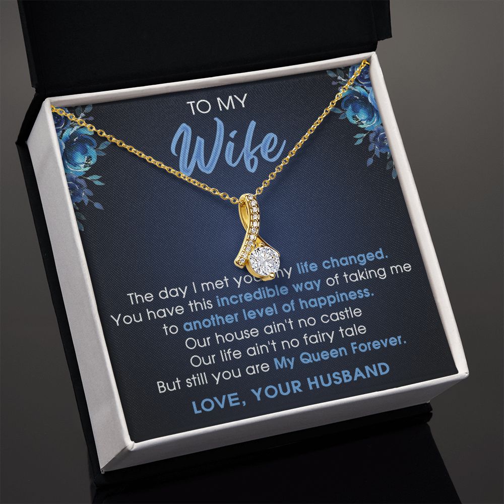 To My Wife Gift Jewelry Gift For Wife Birthday Gift For Wife Necklace For Wife Alluring Beauty Necklace