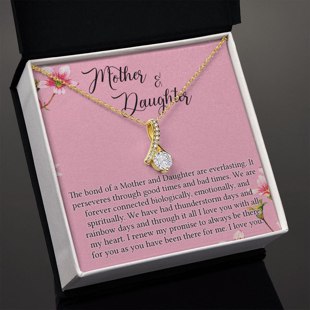 To My Mother Mom Bestfriend Best Mommy Mother In Law Stepmom For Mothers Day Birthday From Son Daughter Stepson Stepdaughter Necklace Gift Alluring Beauty Necklace