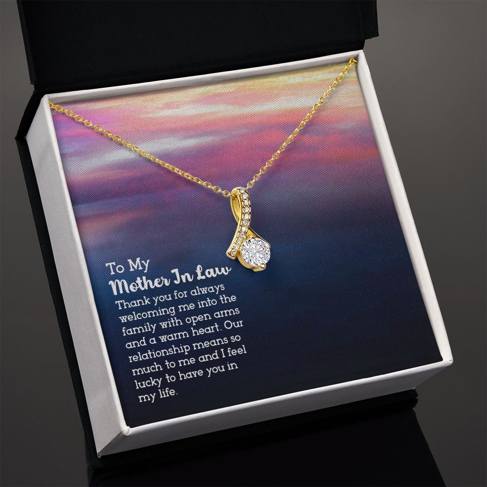 Mother in Law Necklace, Jewelry for Women, Future Mother in Law Gifts from Daughter in Law, Mother of Bride Gifts For Mother in Law, Birthday Gifts For Mother In Law From Daughter In Law13 Alluring Beauty Necklace