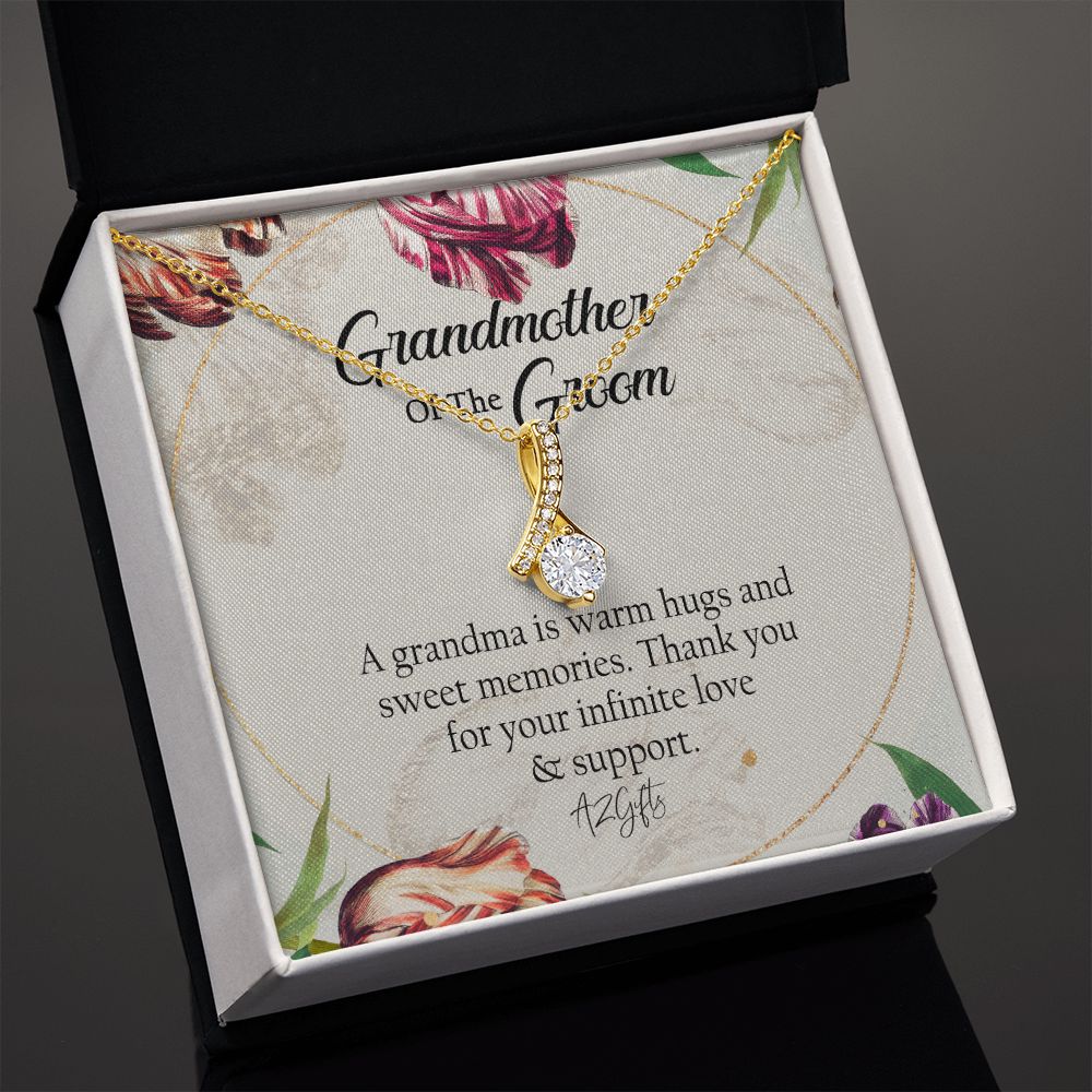 To My Grandmother Necklace, Gift for Grandmother Necklace, Mothers Day Gift For Grandma Nana, Grandma Jewelry From Grandchildren GrandKids , Jewelry Box Gift For Grandma Grandmother1 Alluring Beauty Necklace