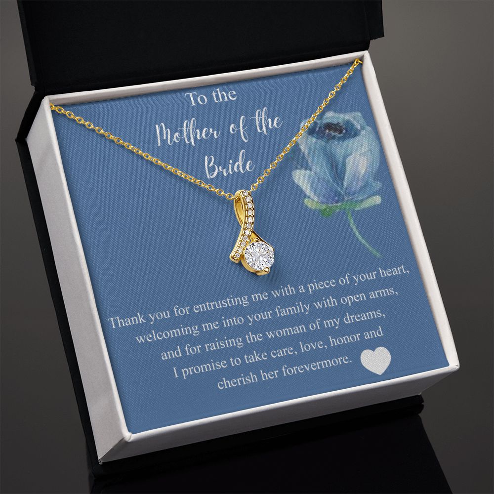 Mother Of The Bride Gift From Groom, Alluring Beauty Necklace, Future Mom Alluring Beauty Necklace