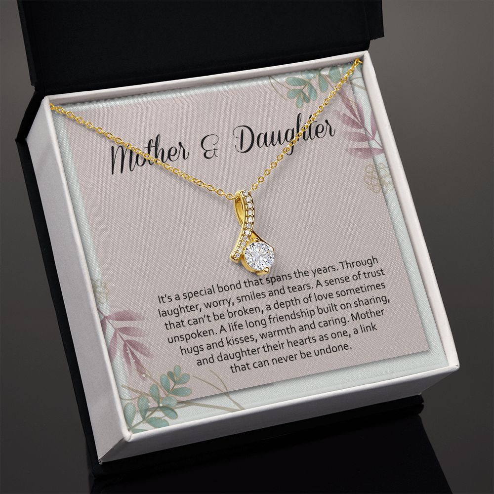 Mom Necklace Gifts for Mom from Daughter to Mom Gifts for Mothers Day from Daughter, To My Mom Necklace from Daughter to Mom Birthday Gifts Necklace with Message Card and Gift Box2245 Alluring Beauty Necklace