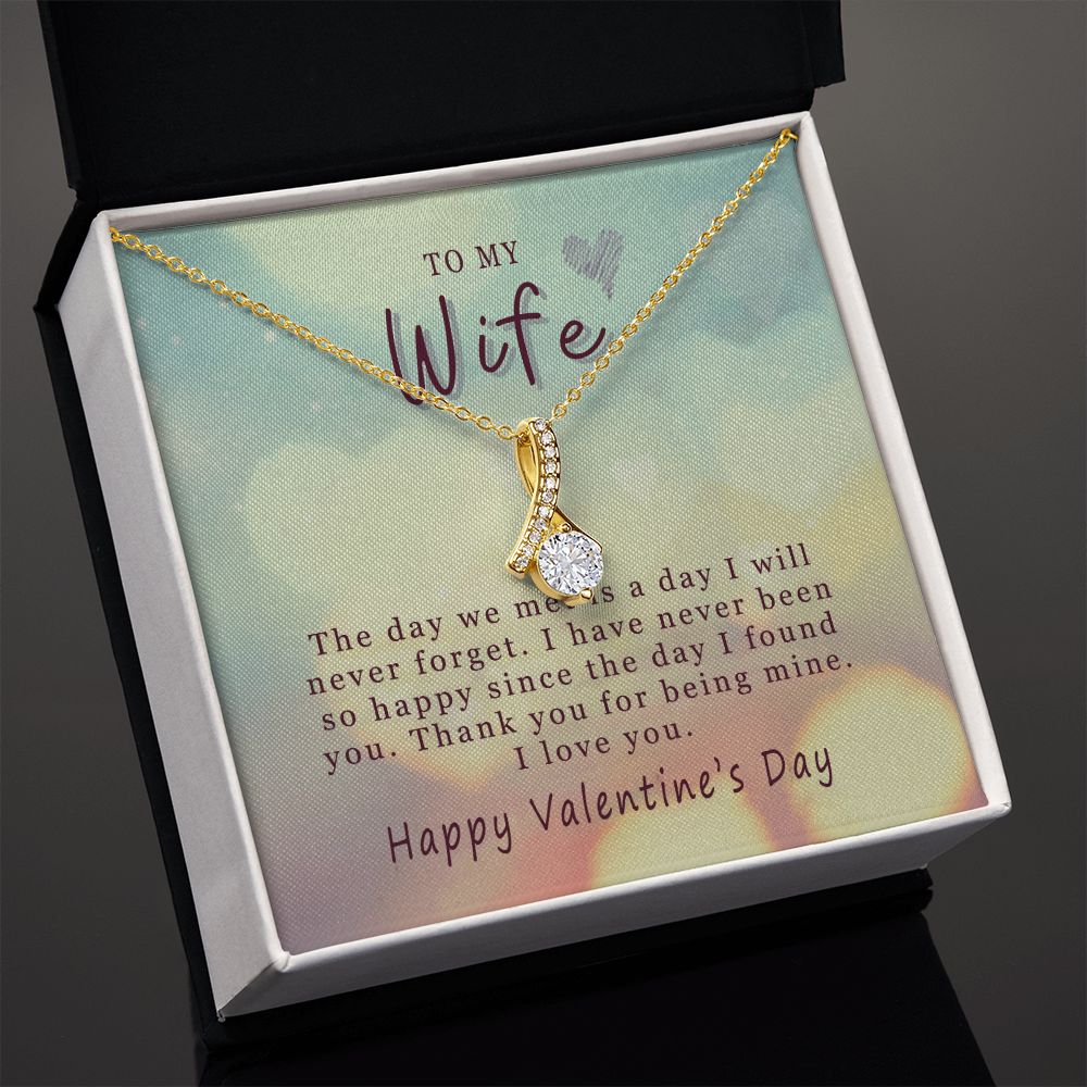 To My Wife Necklace Jewelry For Wife Valentines Day Gift for Wife, Gift for Wife 175127367321