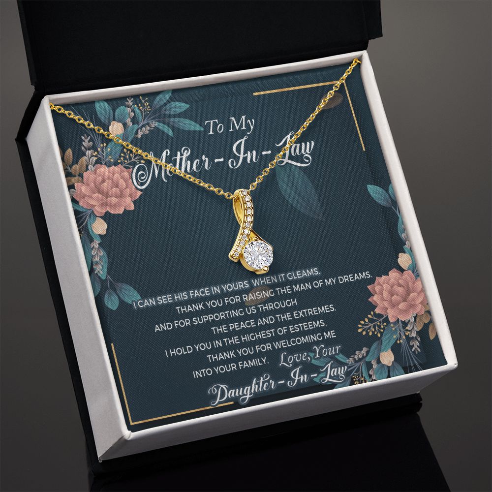 Mother in Law Necklace, Jewelry for Women, Future Mother in Law Gifts from Daughter in Law, Mother of Bride Gifts For Mother in Law, Birthday Gifts For Mother In Law From Daughter In Law2 Alluring Beauty Necklace