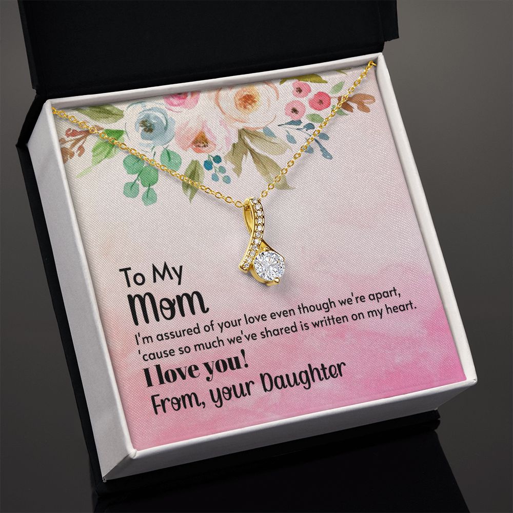 To My Mom Necklace, Gift For Mom, Mother's Day Gift from Daughter, Mom Jewelry Gift for Mothers Day, Birthday Gift for Mother, Moms Gift from Daughter Son, Necklace for Mom Mother 21 Alluring Beauty Necklace