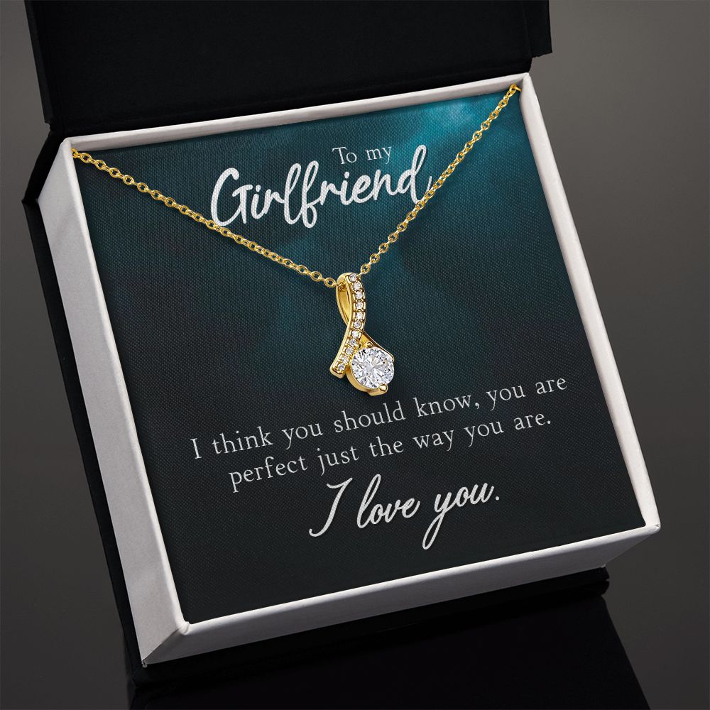 To My Girlfriend Necklace from Boyfriend To My Future Wife Necklace Jewelry For Girlfriend Gift For Girlfriend Gift for Her Romantic Birthday Valentines Day Gift For Girlfriend Gifts Necklaces 28 Alluring Beauty Necklace