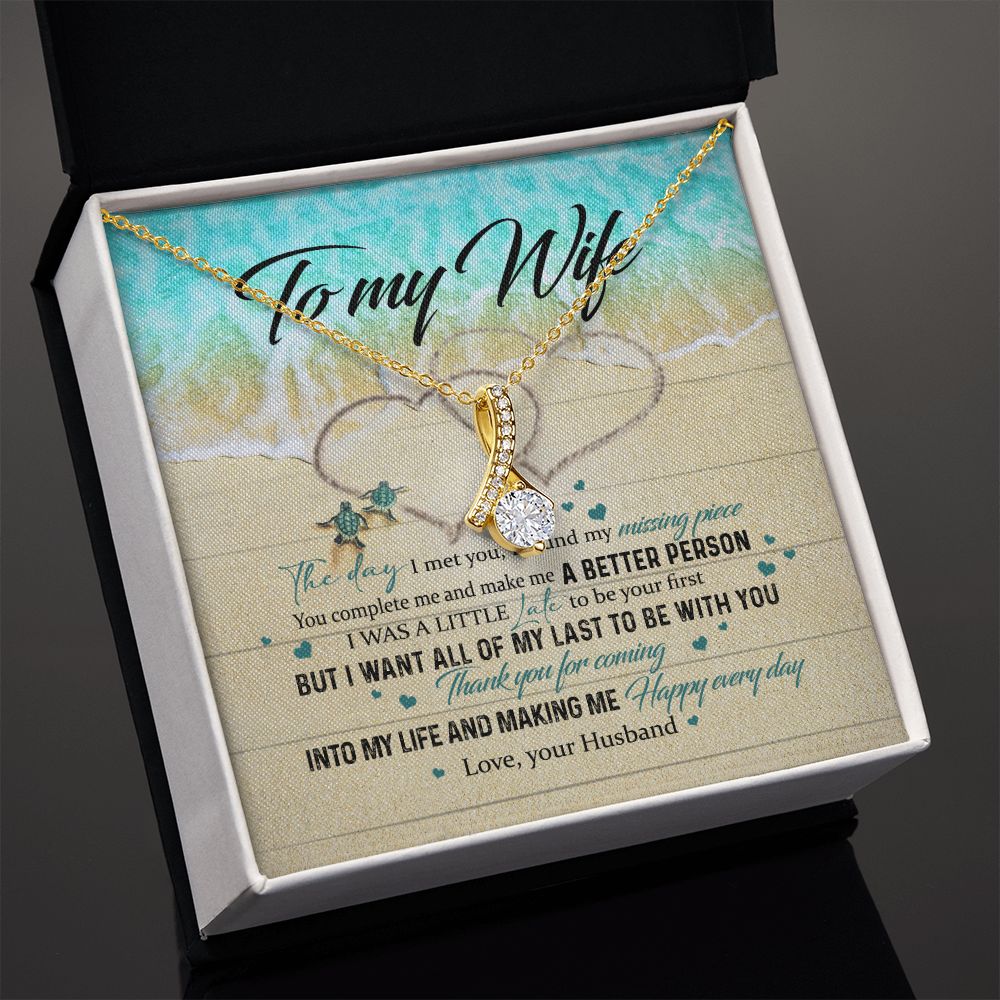 To My Wife Gift Alluring Necklace Valentines Gift For Wife Necklace For Women Alluring Beauty Necklace