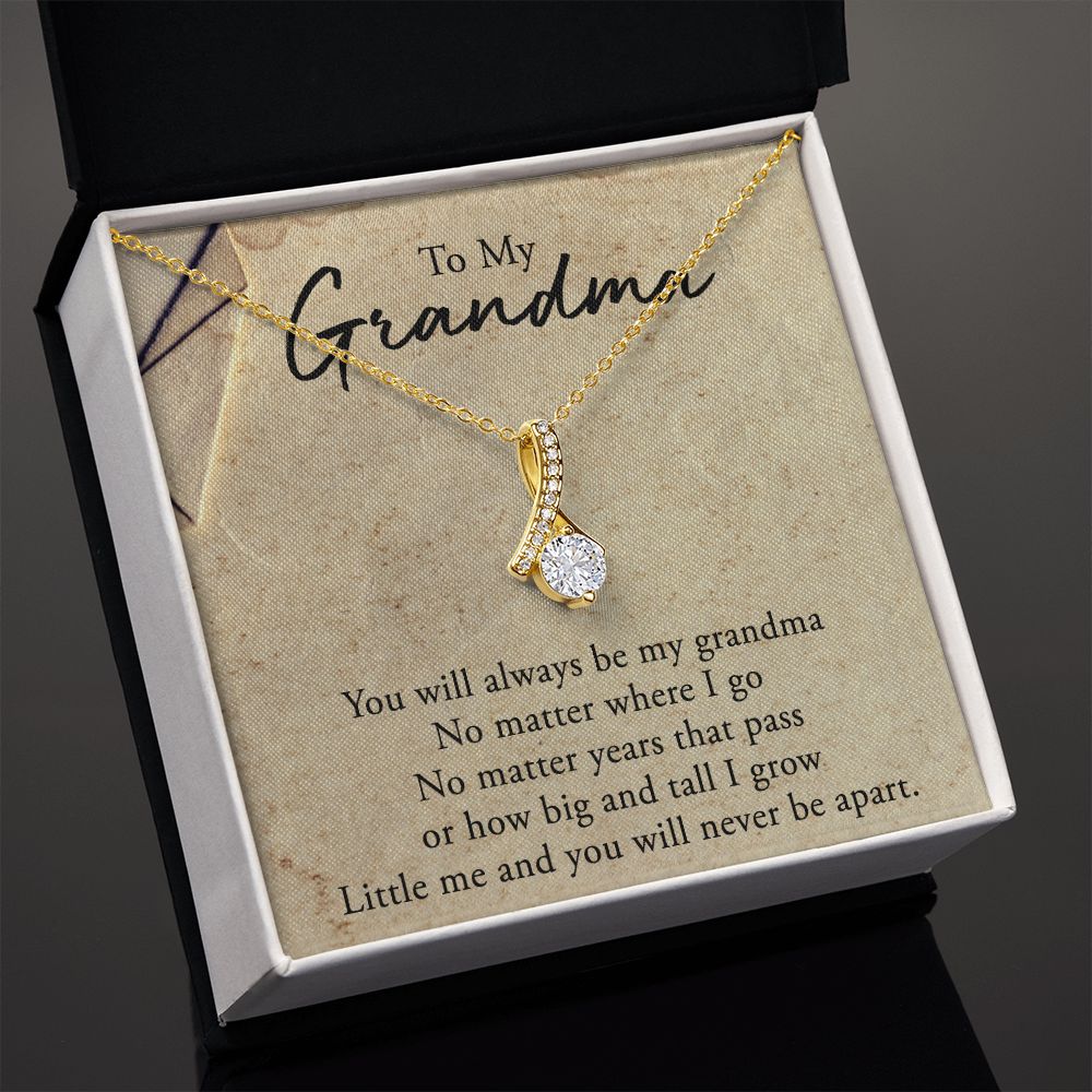 To My Grandma Necklace, Gift for Grandmother Necklace, Mothers Day Gift For Grandma Nana, Grandma Jewelry From Grandchildren GrandKids , Jewelry Box Gift For Grandma Grandmother5 Alluring Beauty Necklace