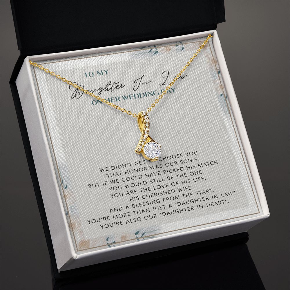 Wedding Gift From mother On Wedding Day To My Daughter-in-law Wedding Day Alluring Beauty Necklace