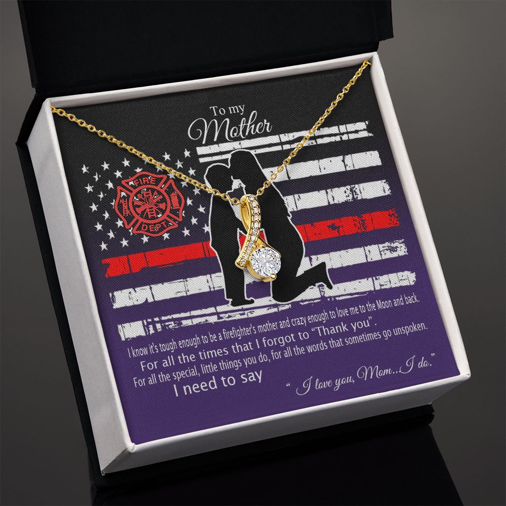 Mom Necklace Gifts for Mom from Daughter to Mom Gifts for Mothers Day from Daughter, To My Mom Necklace from Daughter to Mom Birthday Gifts Necklace with Message Card and Gift Box2233 Alluring Beauty Necklace