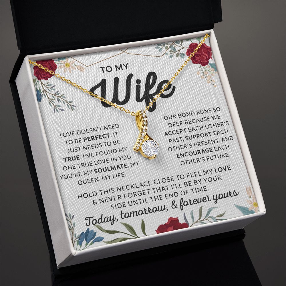 Eternal Hope Necklace To My Wife Gift, Necklace gift for her, Valentine's day 175138888386 Alluring Beauty Necklace