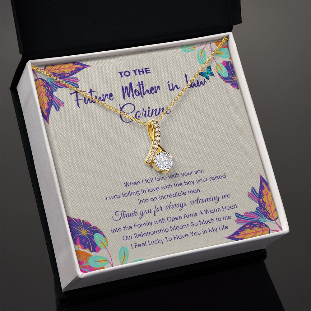Mother in Law Necklace, Jewelry for Women, Future Mother in Law Gifts from Daughter in Law, Mother of Bride Gifts For Mother in Law, Birthday Gifts For Mother In Law From Daughter In Law16 Alluring Beauty Necklace