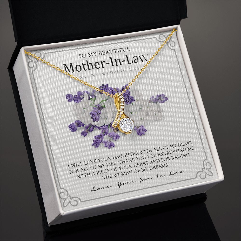 Mother in Law Necklace, Jewelry for Women, Future Mother in Law Gifts from Daughter in Law, Mother of Bride Gifts For Mother in Law, Birthday Gifts For Mother In Law From Daughter In Law9 Alluring Beauty Necklace