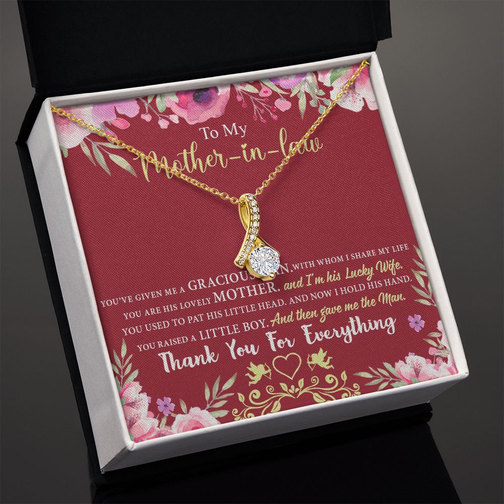 Mother in Law Necklace, Jewelry for Women, Future Mother in Law Gifts from Daughter in Law, Mother of Bride Gifts For Mother in Law, Birthday Gifts For Mother In Law From Daughter In Law7 Alluring Beauty Necklace
