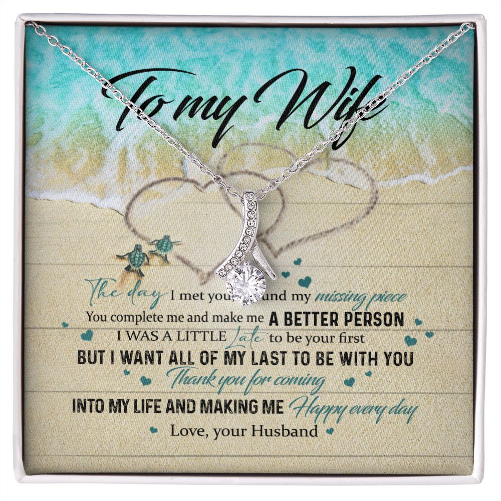 To My Wife Gift Alluring Necklace Valentines Gift For Wife Necklace For Women Alluring Beauty Necklace