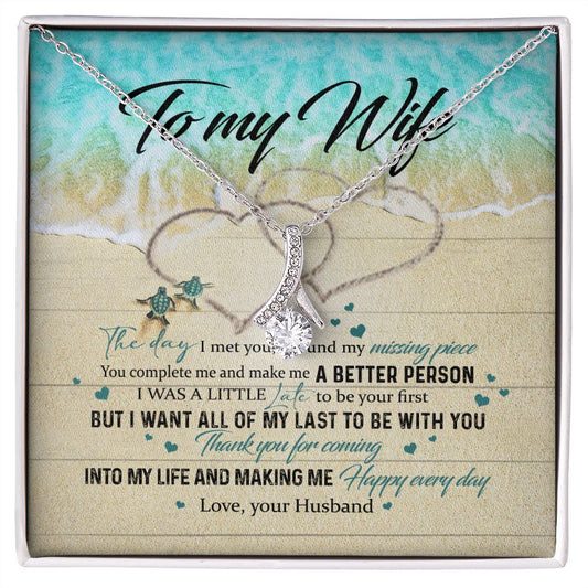 To My Wife Gift Alluring Necklace Valentines Gift For Wife Necklace For Women Alluring Beauty Necklace