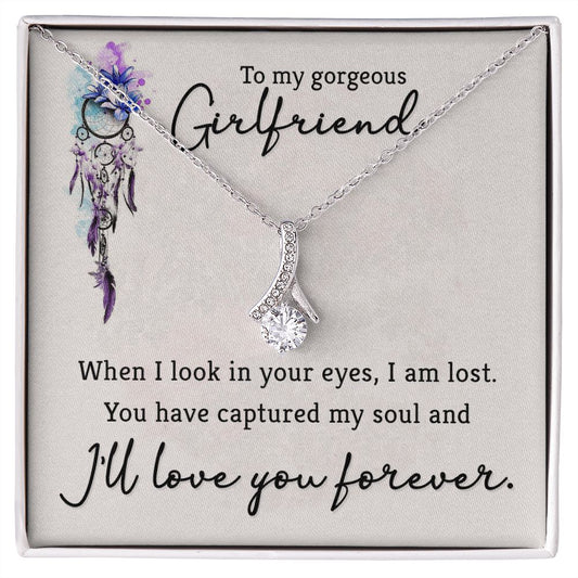 To My Girlfriend Necklace from Boyfriend To My Future Wife Necklace Jewelry For Girlfriend Gift For Girlfriend Gift for Her Romantic Birthday Valentines Day Gift For Girlfriend Gifts Necklaces 30 Alluring Beauty Necklace