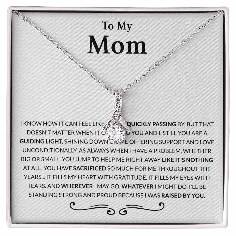Gift for Mom from Daughter Moms Birthday Meaningful Gift for Mom Wedding Gifts Alluring Beauty Necklace