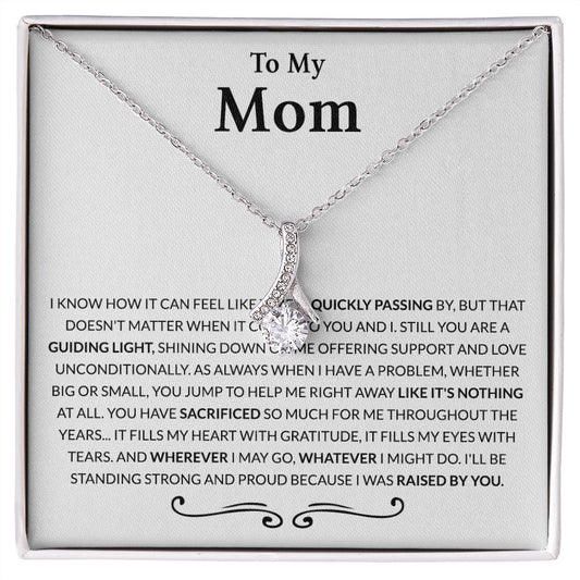 Gift for Mom from Daughter Moms Birthday Meaningful Gift for Mom Wedding Gifts Alluring Beauty Necklace