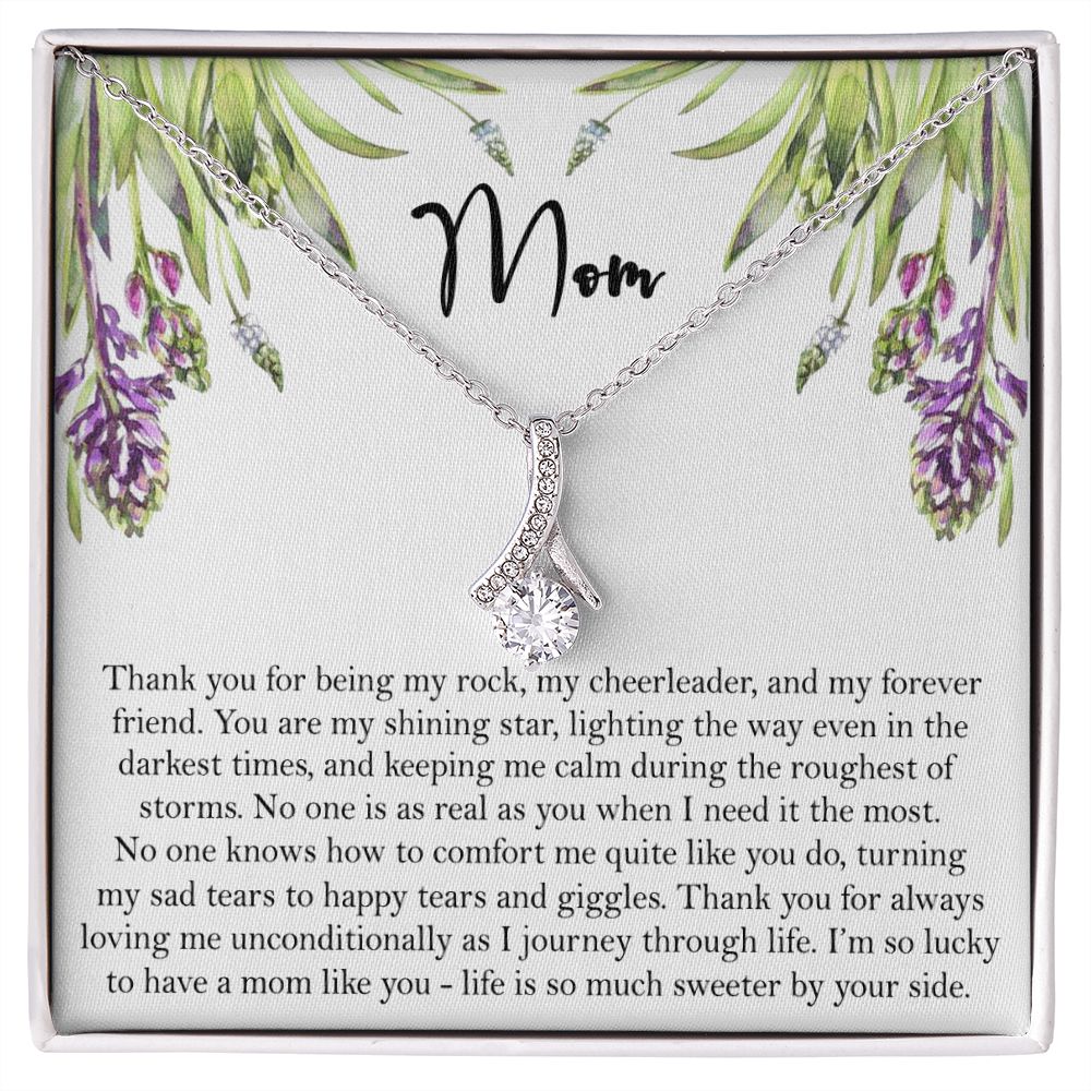 To My Mom Necklace, Gift For Mom, Mother's Day Gift from Daughter, Mom Jewelry Gift for Mothers Day, Birthday Gift for Mother, Moms Gift from Daughter Son, Necklace for Mom Mother 6 Alluring Beauty Necklace
