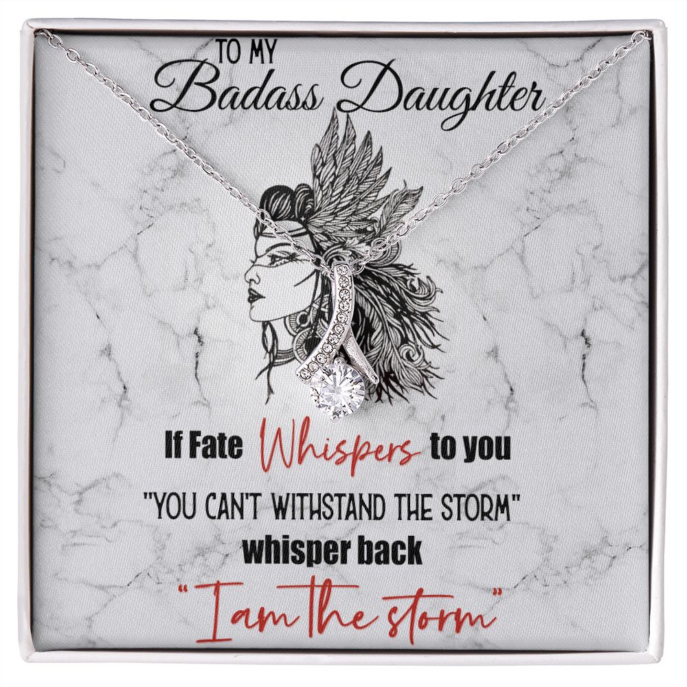 Bonus Daughter Gifts From Stepdad, Step Daughter Gifts From Stepmom, Stepdaughter Gifts From Stepdad, Father Stepdaughter Necklace, To My Bonus Daughter Necklaces, Christmas Gifts For Bonus10 Alluring Beauty Necklace