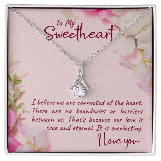 To My Wife Necklace from Husband, Personalized Necklace for Women, Luxury Necklace for Wife from Man Men, Wedding Anniversary Present For Wife, Beautiful Wife Jewelry Christmas Birthday Gift For Wife19 Alluring Beauty Necklace