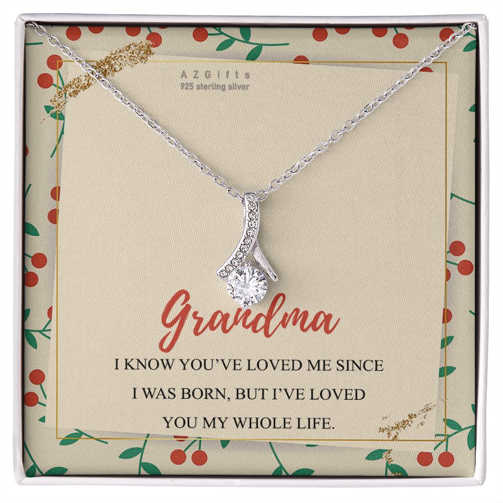 To My Grandma Necklace, Gift for Grandmother Necklace, Mothers Day Gift For Grandma Nana, Grandma Jewelry From Grandchildren GrandKids , Jewelry Box Gift For Grandma Grandmother15 Alluring Beauty Necklace