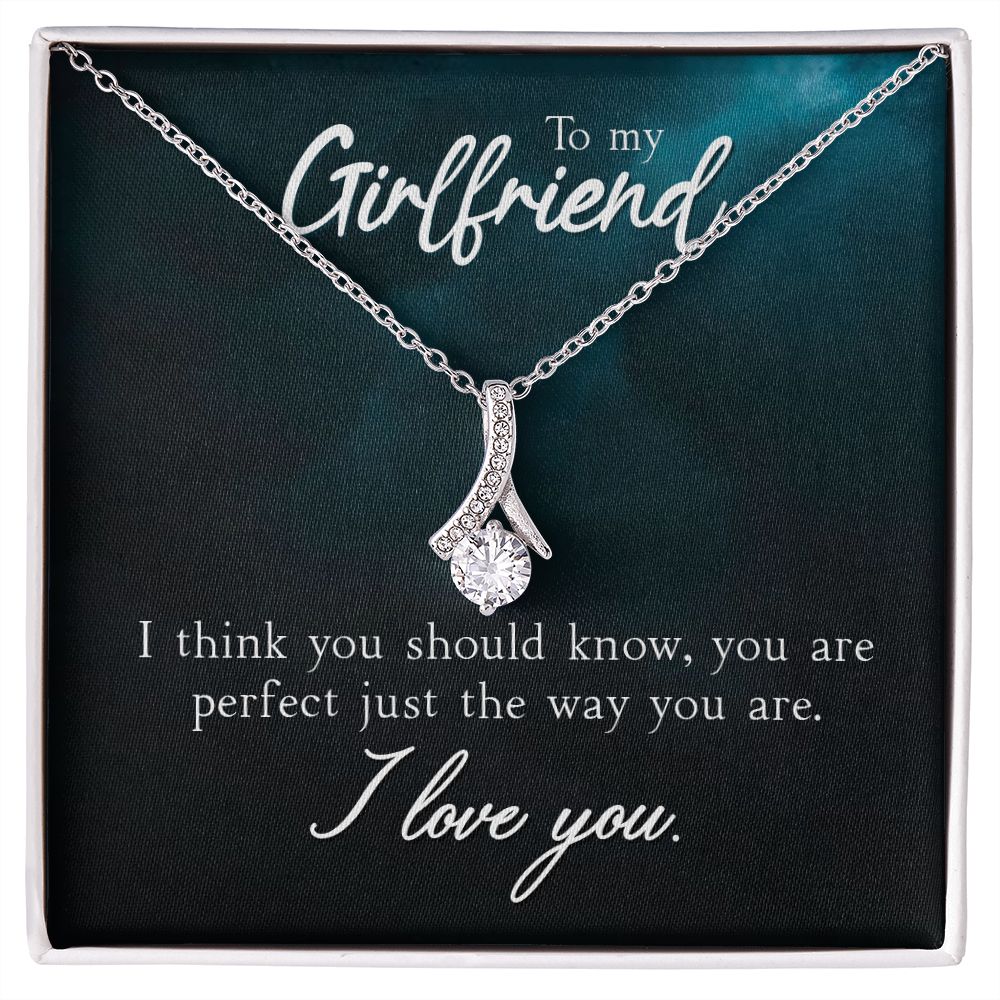To My Girlfriend Necklace from Boyfriend To My Future Wife Necklace Jewelry For Girlfriend Gift For Girlfriend Gift for Her Romantic Birthday Valentines Day Gift For Girlfriend Gifts Necklaces 28 Alluring Beauty Necklace