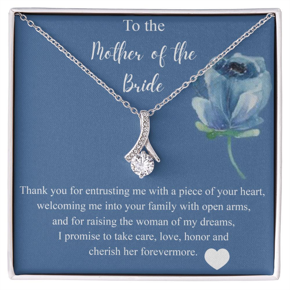 Mother Of The Bride Gift From Groom, Alluring Beauty Necklace, Future Mom Alluring Beauty Necklace